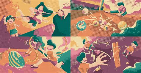 Larong Pinoy Illustrations :: Behance.